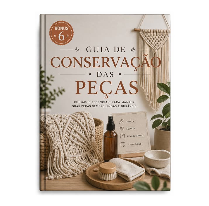 Capa do bônus: Guia de Conservação das Peças